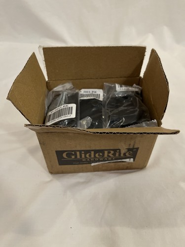 MISSION STYLE 4"x 2" BLACK Horizontal Drawer Bail Pull Handle 10 pack GLIDE RITE - Picture 11 of 11
