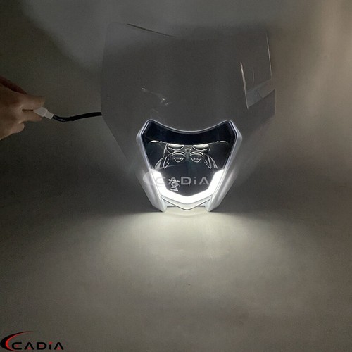 Supermoto E8 LED Headlight Lamp For Husqvarna FE FC TE TC FX 125 250 350 450 501 - Picture 4 of 32