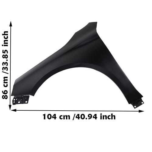 Fender Fit For 2014-2016 Chevrolet Impala Front Driver Side Replace Primed Steel - Picture 2 of 9