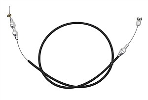 POLYETHYLENE BRAIDED STAINLESS WIRE 36'' THROTTLE CABLE LS1 BLACK