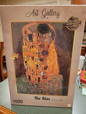 Art Gallery - The Kiss - Gustav Klimt - 1000 Piece Premium Quality Puzzle - New