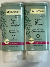 LaCoupe Argan Oil Complex Revitalizing SHAMPOO & CONDITIONER, 12.17 oz each