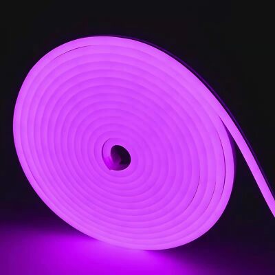 DC12V purple LED Neon Strip Lights Waterproof Flexible