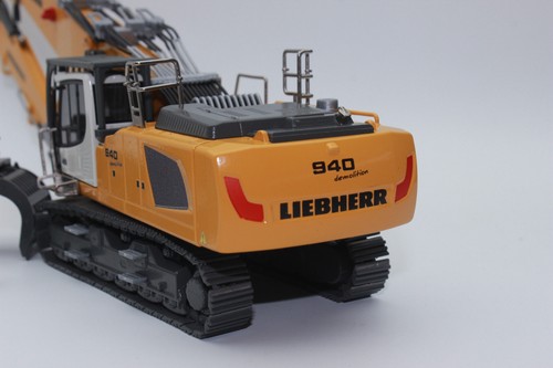 Escavatore demolitore Conrad 2222 Liebherr R 940 escavatore 1:50 IMBALLO ORIGINALE NUOVO Bauma 2022 - Foto 10 di 12
