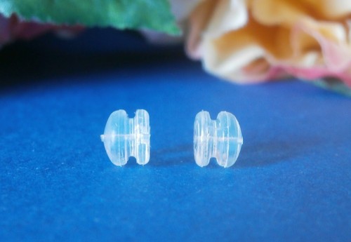 BOUCLES D’OREILLES NEUVES OR 9 CARATS BLANC PUCES CŒUR 375 DIAMANTS NOIRS TRESOR - Imagen 9 de 17