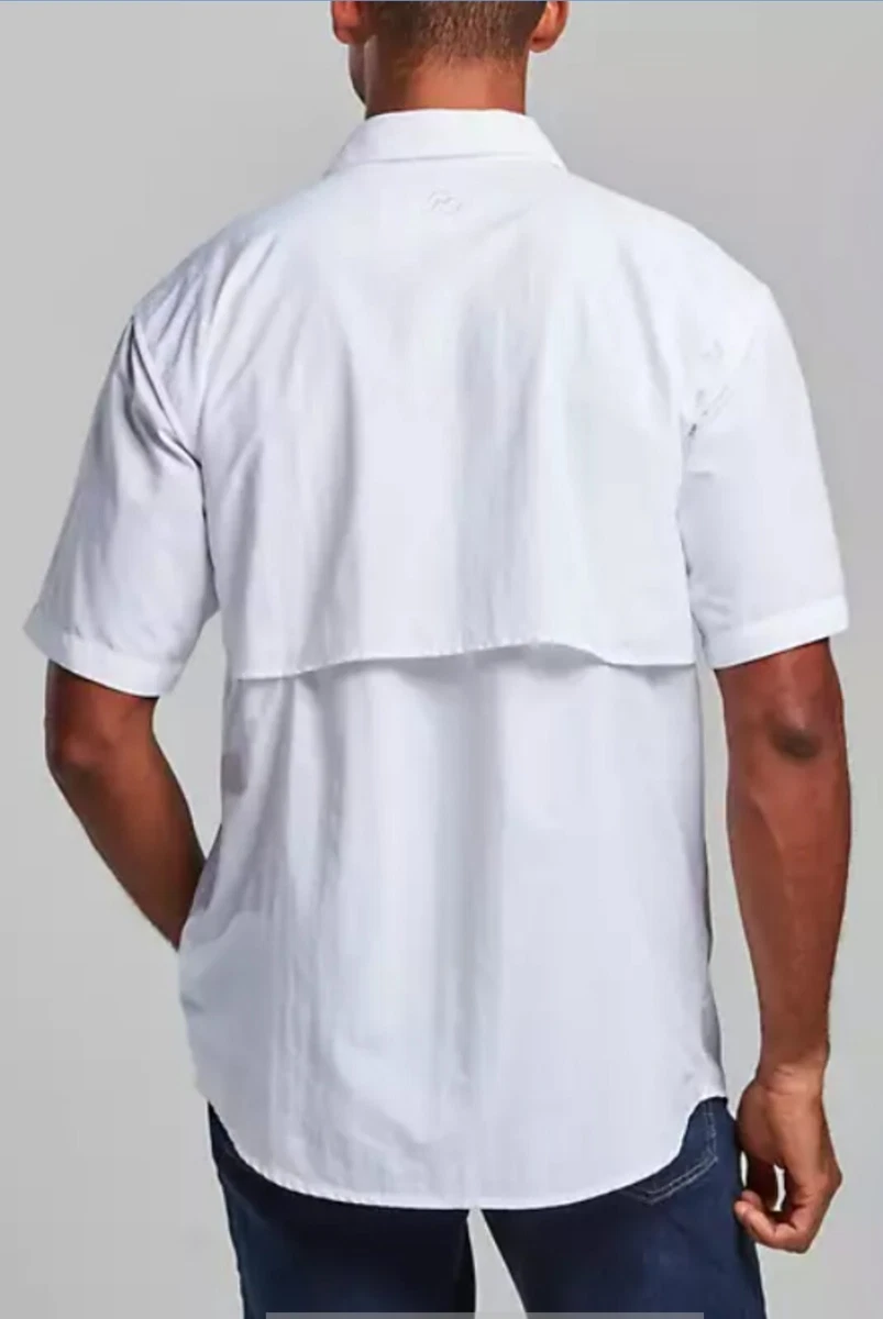 Magellan outdoors men's laguna madre solid short sleeve fishing shirt clearance