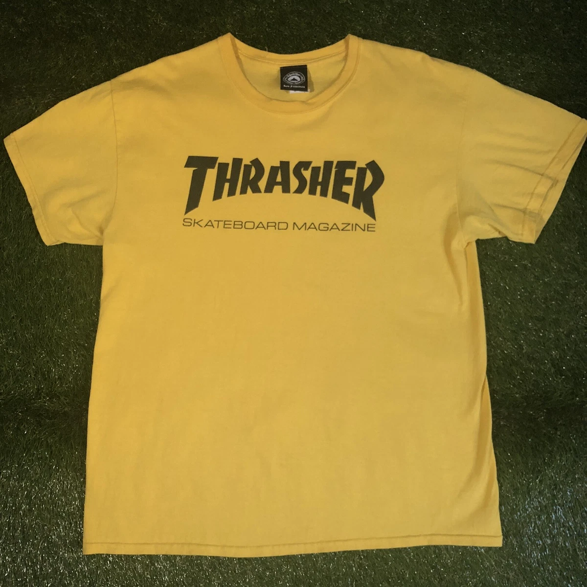 Thrasher top yellow tee