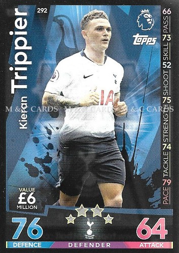 Match Attax 2018/19 18/19 Premier League BASISKARTEN 2018/2019 181-360 - Bild 113 von 181