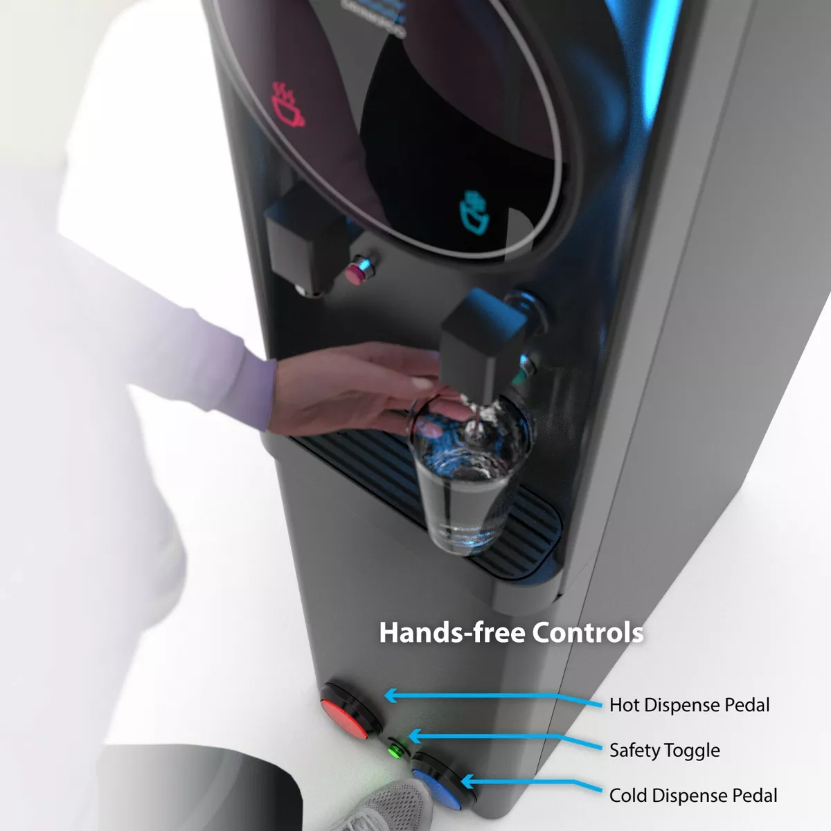 Self Cleaning Bottleless Water Cooler Dispenser UL NSF Full Size