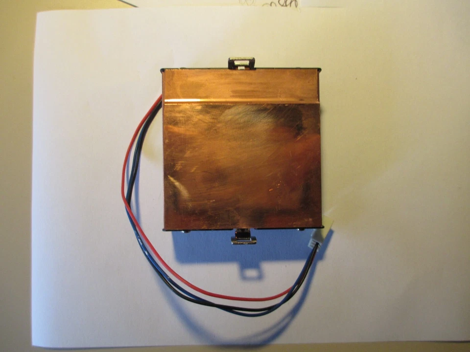 Dissipatore CPU in Rame  Socket 370  Pentium III solo 25 mm Piatto - Immagine 3 di 4