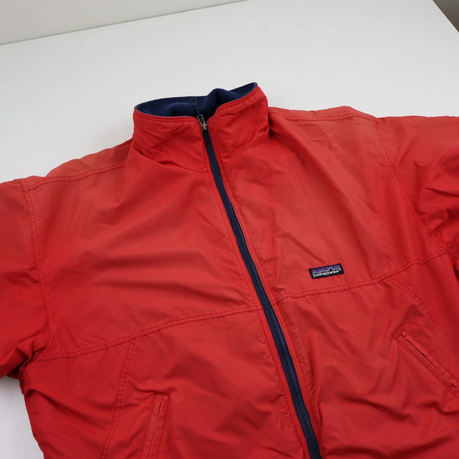 patagonia vtg 90s synchilla fleeced shelled coat made in usa jacket
