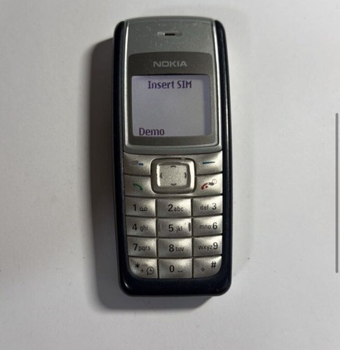 Nokia 1112 RH-93 Schwarz, Grau,Geprüft, Volle Funktion, Händler, Garantie