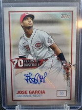 2021 Topps ~Jose Garcia RC ~70 Years Of Topps~Auto~Cincinnati Reds 