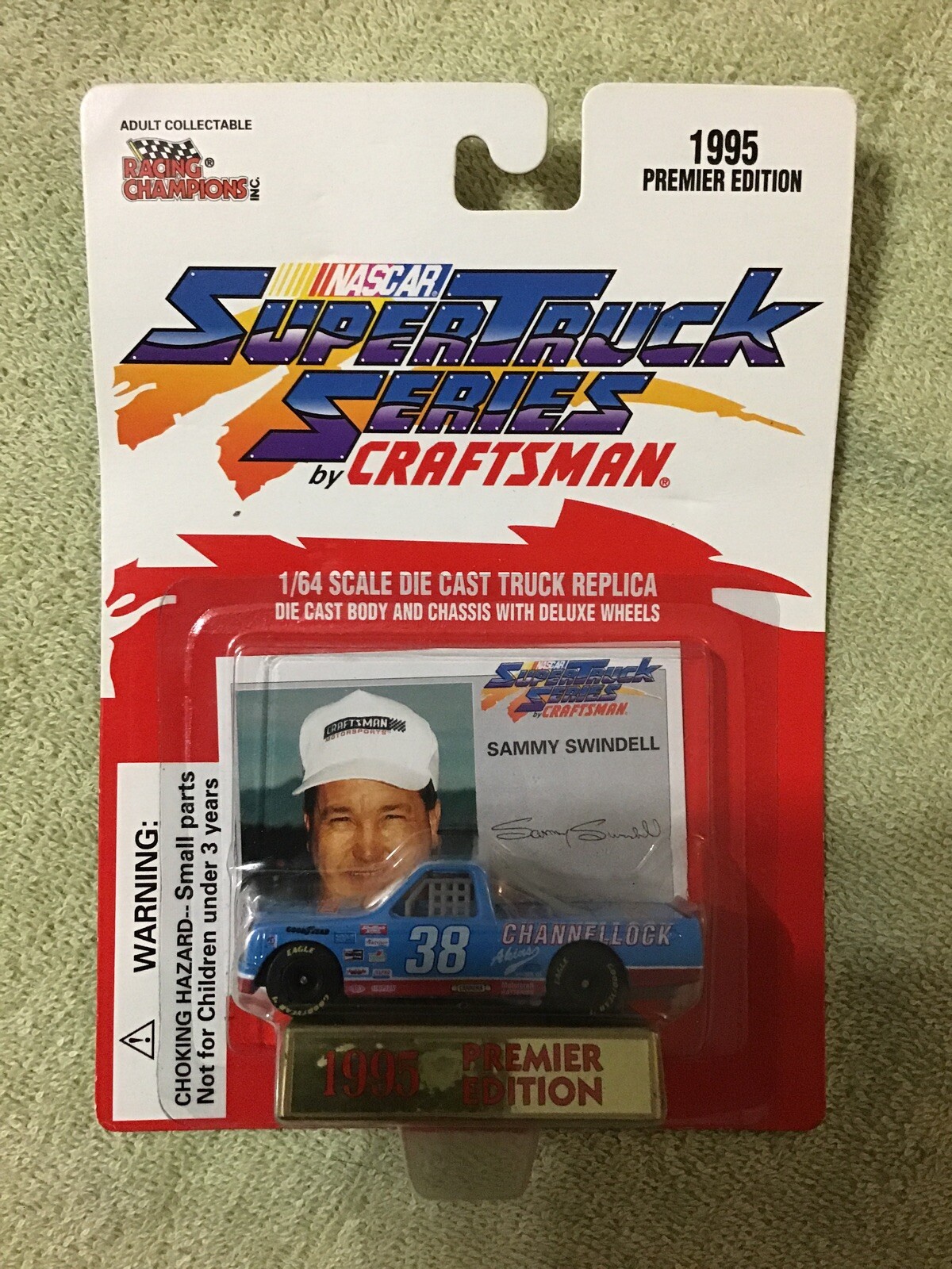 1995 Racing Champions SAMMY SWINDELL #38 Channellock Craftsman Truck 1/ ...