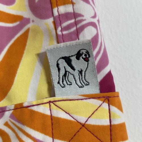 Big Dogs Shorts Men's XL Pink Yellow Orange White Tropical Floral Swim Trunks - Picture 7 of 12