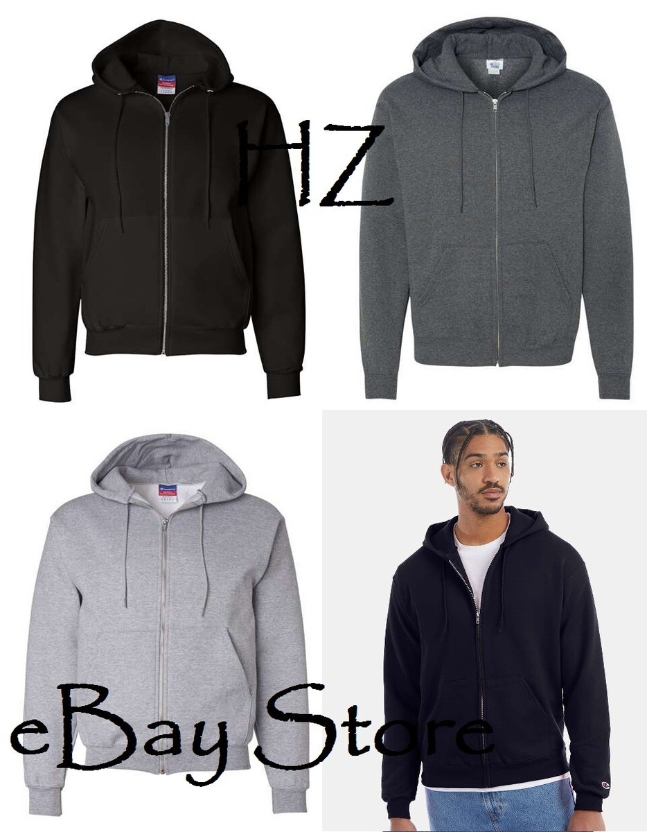 Champion Powerblend Full-Zip Hooded Sweatshirt S800 S-3XL Hoodie