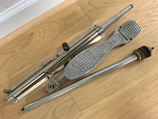 LEEDY 30s 40s Vtg Flat Flush Base HI-HAT STAND Cymbal Holder NICKEL Complete USA