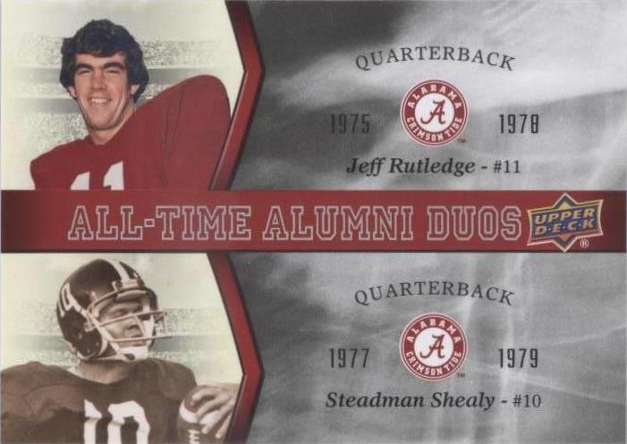 2012 Upper Deck University of Alabama Jeff Rutledge Steadman Shealy #ATAD-RS - 1 of 2