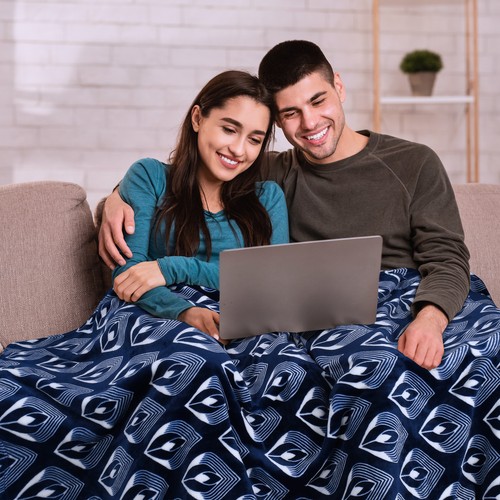 Warm Flannel Bed Blanket Queen Size Fleece Soft Plush Fuzzy Reversible 50×60" - Picture 6 of 8