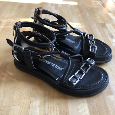 Super coole Sandalen von  a.s.98 airstep, neuwertig schwarz Gr. 38