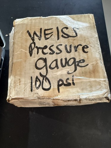 WEISS Commercial Pressure Gauge 100psi - Picture 2 of 2
