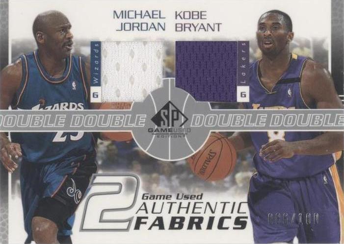 2003-04 SP Game Used - Kobe Bryant/Michael Jordan #MJ/KB-J for