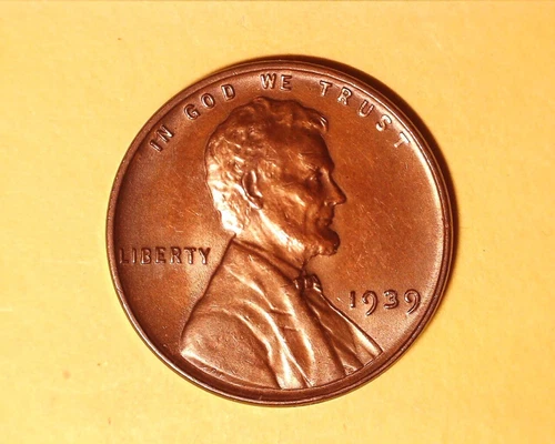 1939 LINCOLN WHEAT CENT  AU+ COND. **1004-4