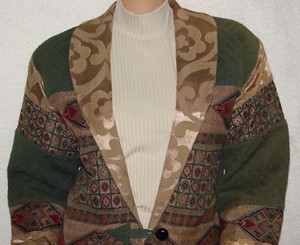 Flashback-Elegant-Size-M-Western-Tapestry-Jacket-Bust-40-42-034-Quilted