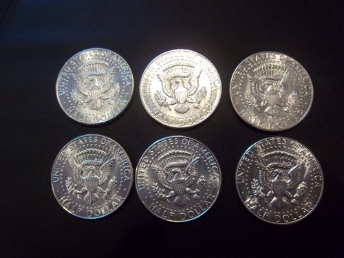 1964 thru 1969 Silver Kennedy half Dollars ( 6 Coins ) - Picture 6 of 6