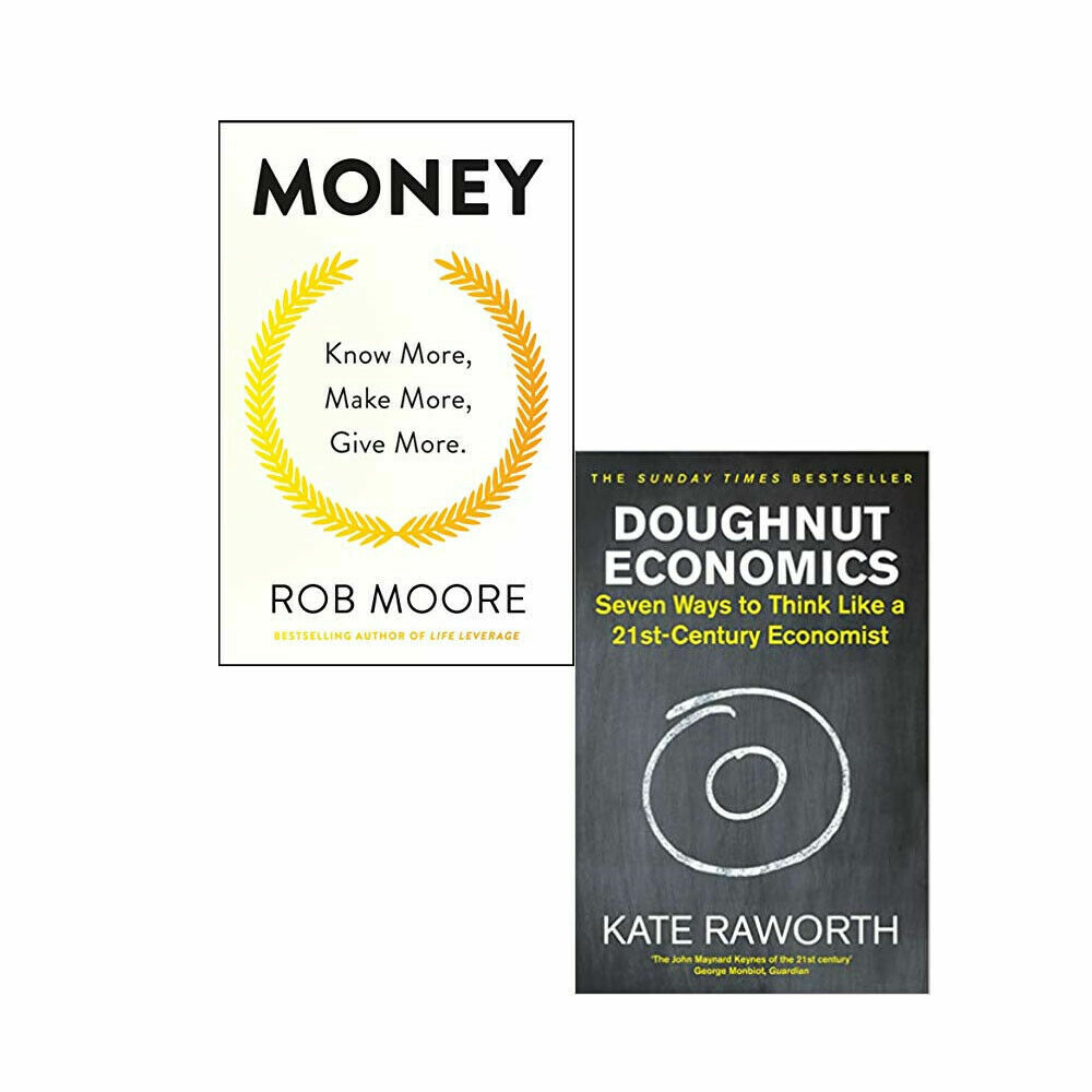 Money Money Know More Make,Doughnut Economics Seven Ways 2 Books Collection Set