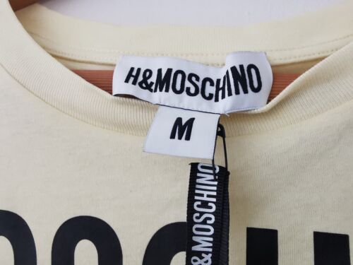 BNWT 2018 H&M x Moschino Disney Mickey & Minnie Print T-Shirt Size Medium * NEW - Picture 3 of 12