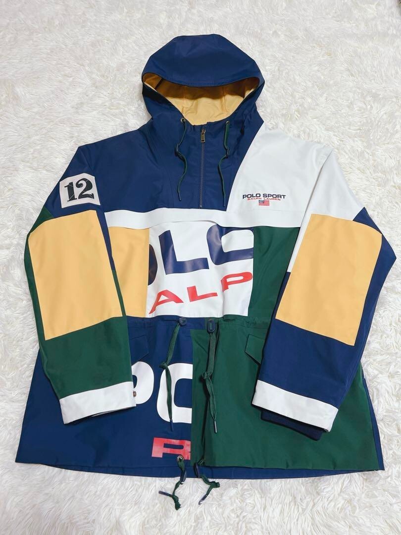 POLO RALPH LAUREN POLO SPORT COLORBLOCKED FRONT POUCH ANORAK