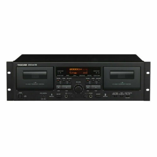 Tascam 202MKVII Double Cassette Deck Recorder with USB Port, Dual Cassette Deck - Picture 1 of 1