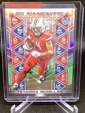 2024 Bowman U Best Tetairoa McMillan Elements Of The Game EG-5 Arizona