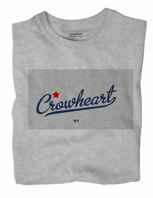 Crowheart Wyoming WY T-Shirt MAP