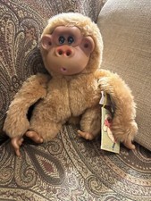 VINTAGE RUSS BERRIE RUTHERFORD III THUMB SUCKING MONKEY STUFFED ANIMAL PLUSH