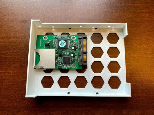 PCI / 3.5" floppy bay carrier / adapter for SD to SATA hard drive - Afbeelding 12 van 35