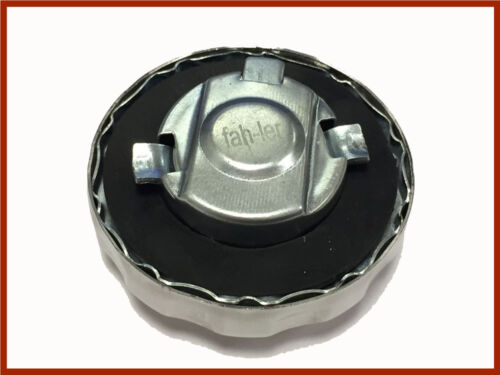 Fahler Polished STAINLESS STEEL Fuel Petrol Locking Cap For Classic Cars - Picture 2 of 2