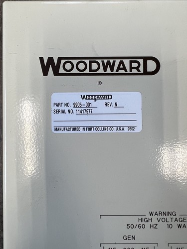 WOODWARD SPM-A Synchronizer 9905-001 - Picture 2 of 2