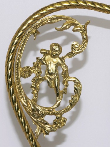 Lampada da scrivania storicismo Francia bronzo dorato h. 37,5 cm - Foto 9 di 24