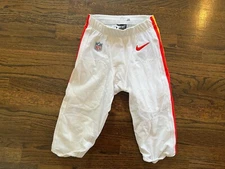2022 GAME USED ? ISSUED KANSAS CITY CHIEFS WHITE FOOTBALL PANTS JUAN THORNHILL