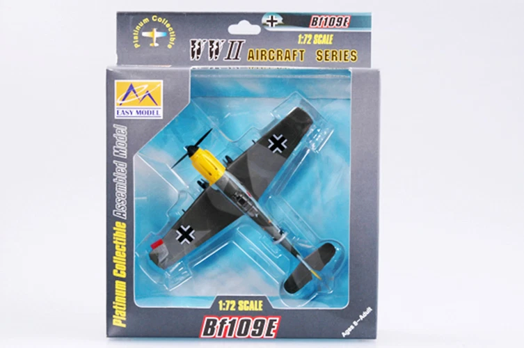 WWII German BF109 E 9 JG26 1940 aircraft 1/72 no diecast plane Easy model - Image 2 of 4