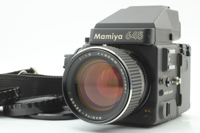 [N MINT +Strap] Mamiya M645 Super AE Sekor C 80mm f/1.9 Lens