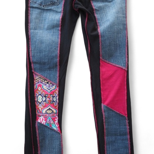 Styles Ever After Unique Handcrafted Patchwork "Rolling Stones" Women's XXS 0-4 - Picture 11 of 12
