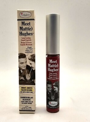 the Balm Meet Matt(e) Hughes Liquid Lipstick 0.24oz Dedicated- New!