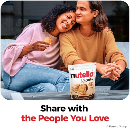 Biscotti alla Nutella Biscotti ripieni di Nutella Spalmabile di Nocciole, 9,7 OZ FRESCHI - Foto 4 di 8
