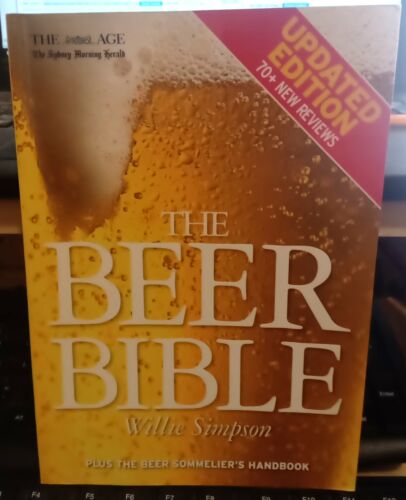 Simpson THE BEER BIBLE ; UPDATED EDITION 70+ NEW REVIEWS SC Book - Afbeelding 1 van 1