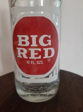 Big Red Soda Pop Bottle ACL 10 Oz Perfection Co. Waco, Texas Embossed Texture