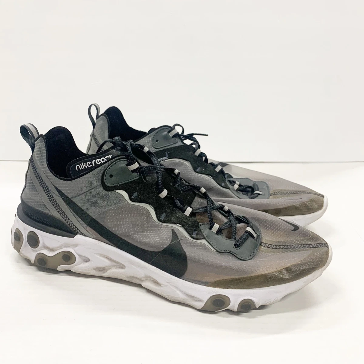 Nike React Element Anthracite Black Men&#039;s Shoes 15 | eBay