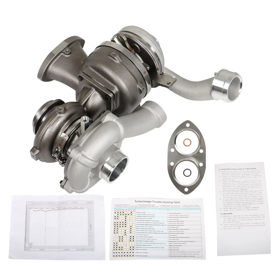 Labwork High & Low Pressure Turbos For 2008-2010 Ford F250 F350 Super Duty 6.4L - Изображение 4 из 4